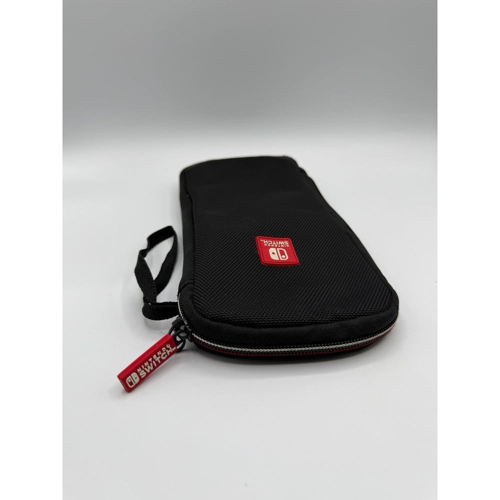 Official Nintendo Switch Carrying Case Black Pouch Soft Slim Travel Bag RDS - Picture 4 of 9